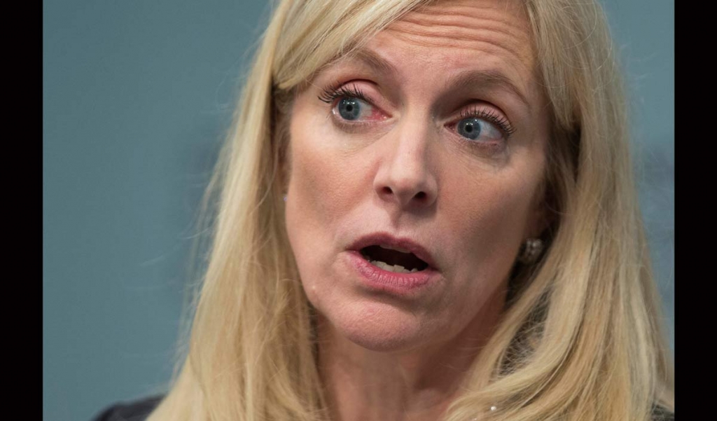 Federal Reserve board member Lael Brainard speaks to the Council on Foreign Relations in Washington. Brainard indicated Monday Sept. 12 2016 that she’s in no hurry to raise interest rates again comments that