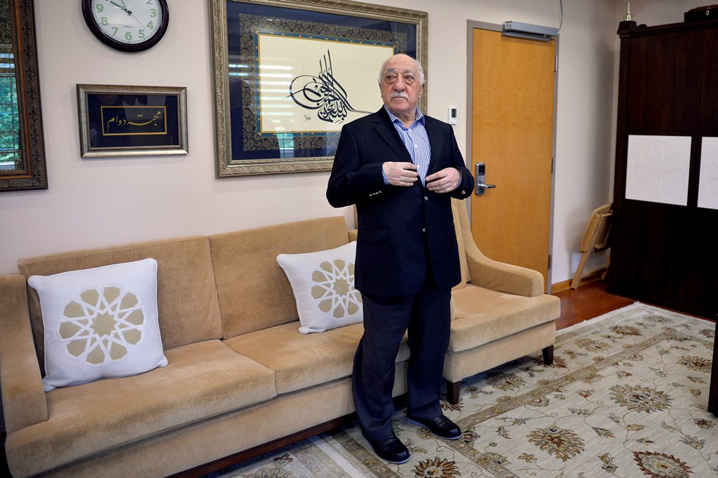 US based cleric Fethullah Gulen at his home in Saylorsburg Pennsylvania