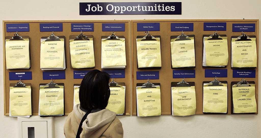 US employment growth sloed in August. Pic Getty