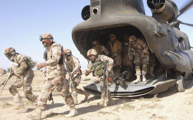 US troops in Iraq. File