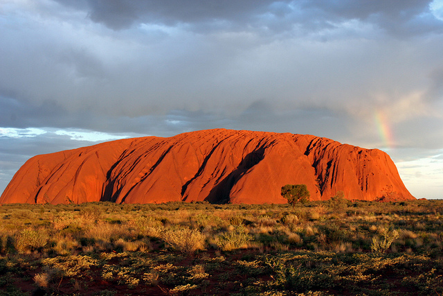 Uluru a rock you should not climb. Image via Flickr user Richard Crook