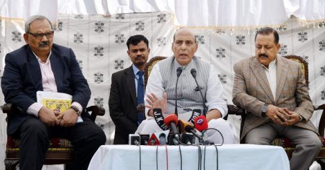 It is neither Kashmiriyat nor insaniyat: Rajnath slams separatists