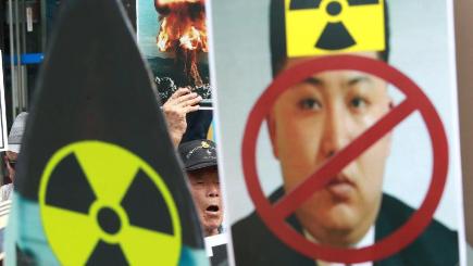 South Korean protesters denounce North Korea's latest nuclear test