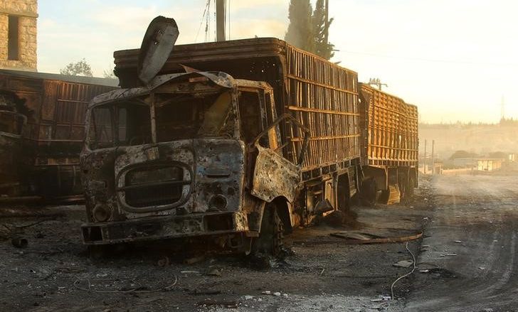 Russian, Syrian aviation not involved in aid convoy strikes -Russian military