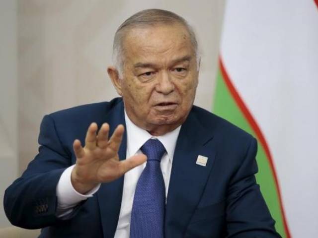 Uzbekistan's President Islam Karimov in Ufa Russia