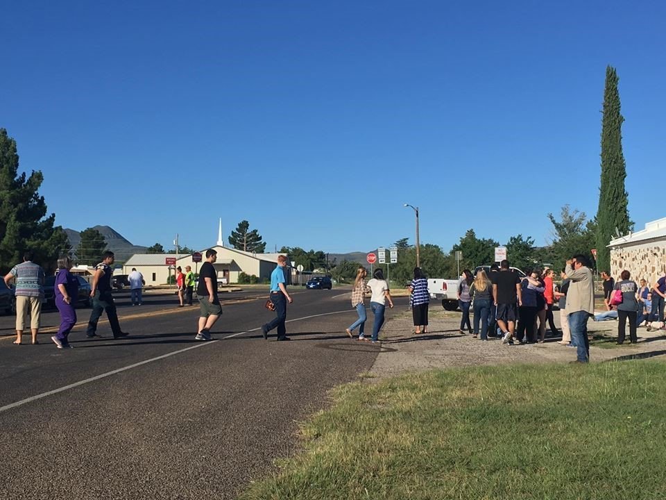 One person has been shot at Alpine High School in western Texas and two shooters are believed to be on the loose the Brewster County Sheriff's office said Thursday