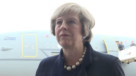 Theresa May speaks to Sky News before heading to China for the G20 summit