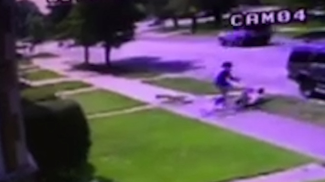 Caught on Camera: Elderly man shot while watering lawn