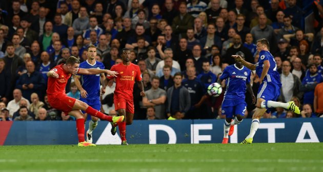 Jordan Henderson scores Liverpool's winner