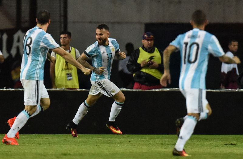 Argentina's Nicolas Otamendi popped up in the 83rd minute to steer home a whipped in corner by Angel Di Maria