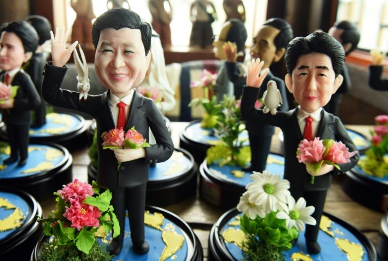 Dough figurines of G20 leaders made for the upcoming summit in Hangzhou eastern China to be held from September 4 to 5More