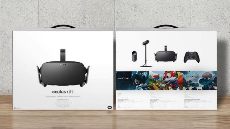 The Oculus Rift retail package comes with an Xbox One controller a remote camera and the'Lucky's Tale gameMore