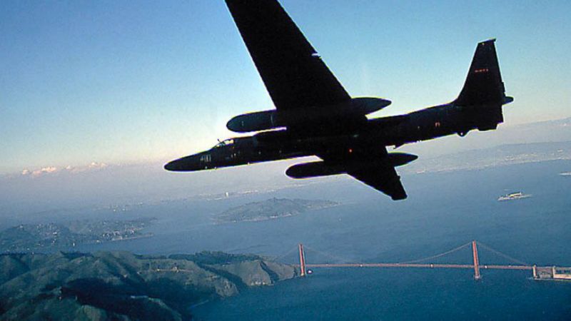 U-2 Spy Plane Crashes in California Two Pilots Eject