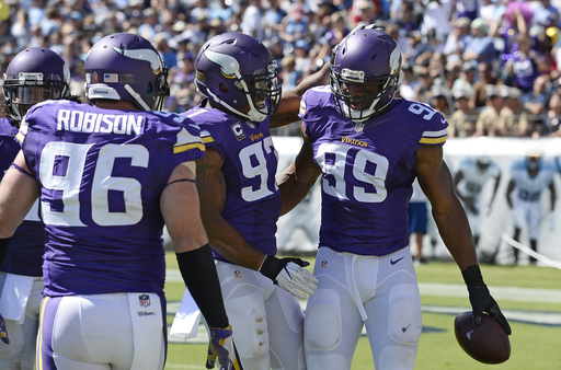 Vikings Inactives: Down a Cornerback vs. Titans