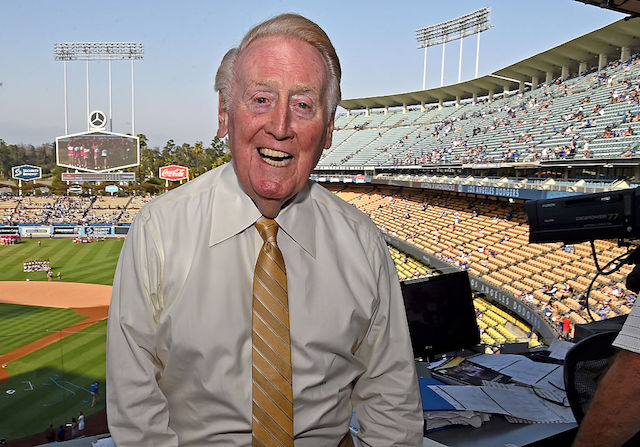 Sources: Dodgers, KTLA working to make Vin Scully's late-season games available