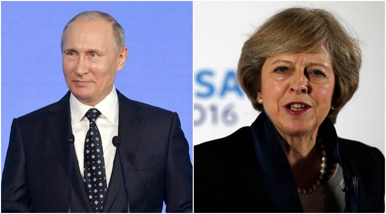 Vladimir Putin British Prime Minister Theresa May Russian Kremlin G20 summit Russia Britain Ties latest news International news Strategic Affairs Foreign Affairs International afairs International relations World news