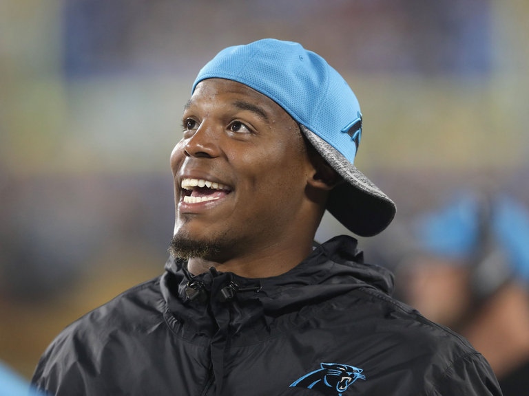 Cam Newton has every reason to be cheerful ahead of the new season