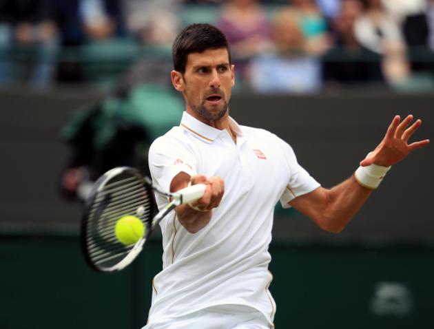 Djokovic overcomes Janowicz despite arm injury