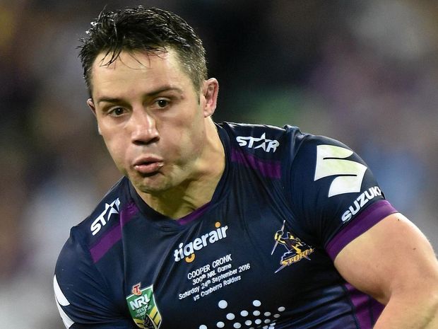 WARY OF SHARKS Melbourne Storm star Cooper Cronk