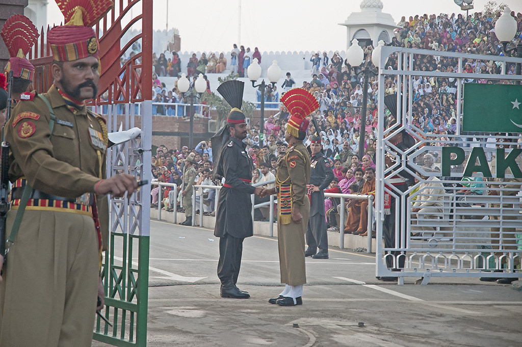 Wagah Border. Flickr