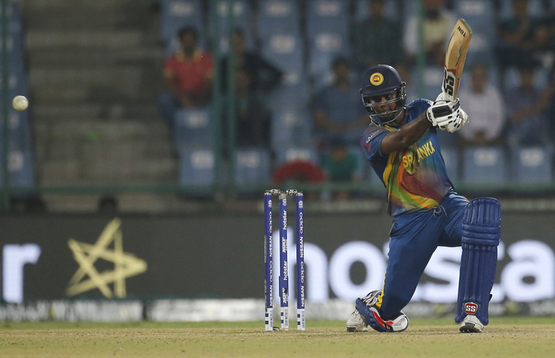 Sri Lanka's captain Angelo Mathews