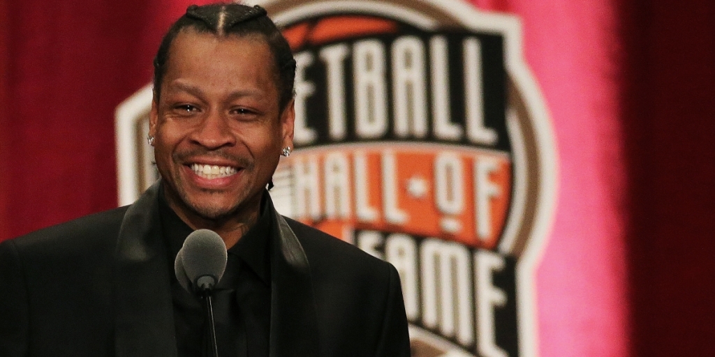 Watch Allen Iverson Shows Basketball Was More Than a Game to Him in Hall of Fame Speech    You have to see this emotional moment