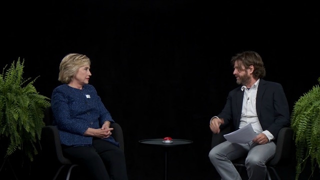 Watch Hillary Clinton schools Zach Galifianakis on sexism 'Between Two Ferns&#039