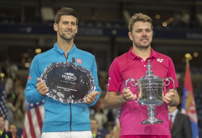 Novak Djokovic and Stanislas Wawrinka