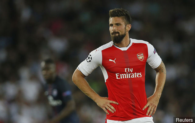 Arsenal's Olivier Giroud