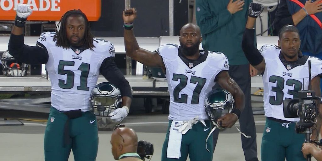 Huge National Anthem Protest By Some Philadelphia Eagles Scheduled For Tonight's 'Monday Night Football' Game