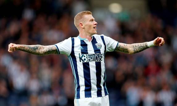 West Bromwich Albion's James McClean