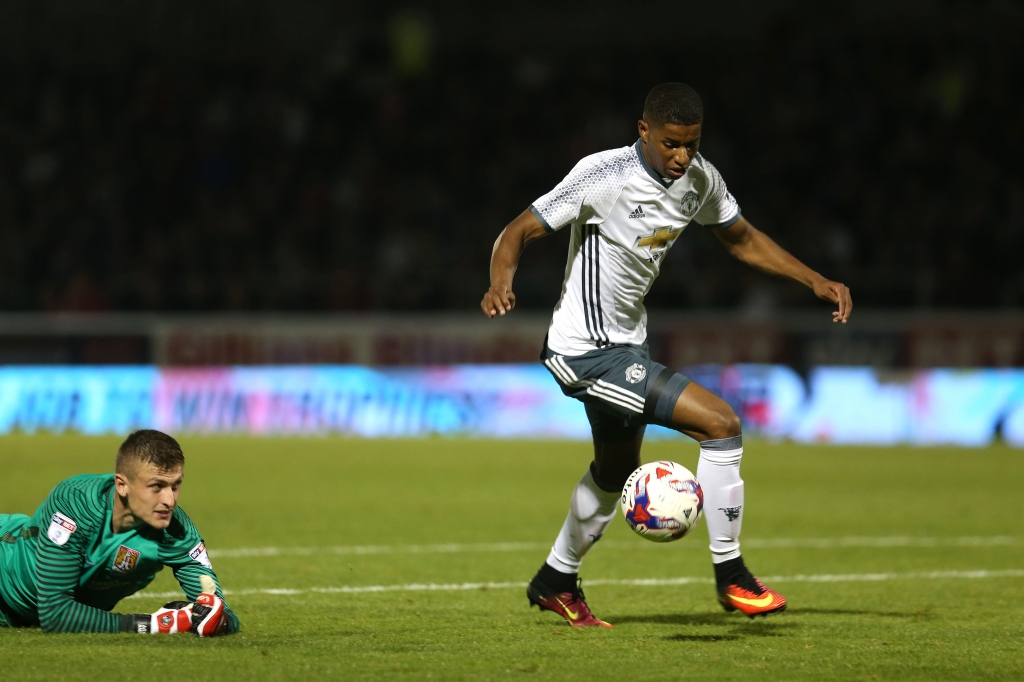 The kid is special Man United starlet Marcus Rashford scores SIXTH debut goal