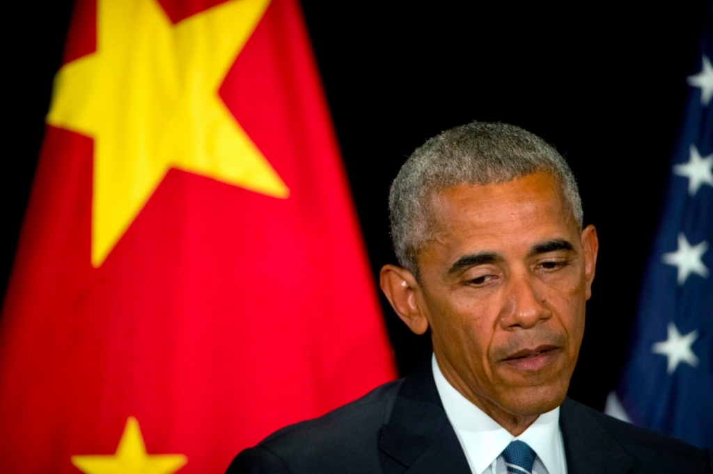 U.S. President Barack Obama pauses during a press conference after the conclusion of the G-20 Summit in Hangzhou in eastern China's Zhejiang Province Monday Sept. 5 2016