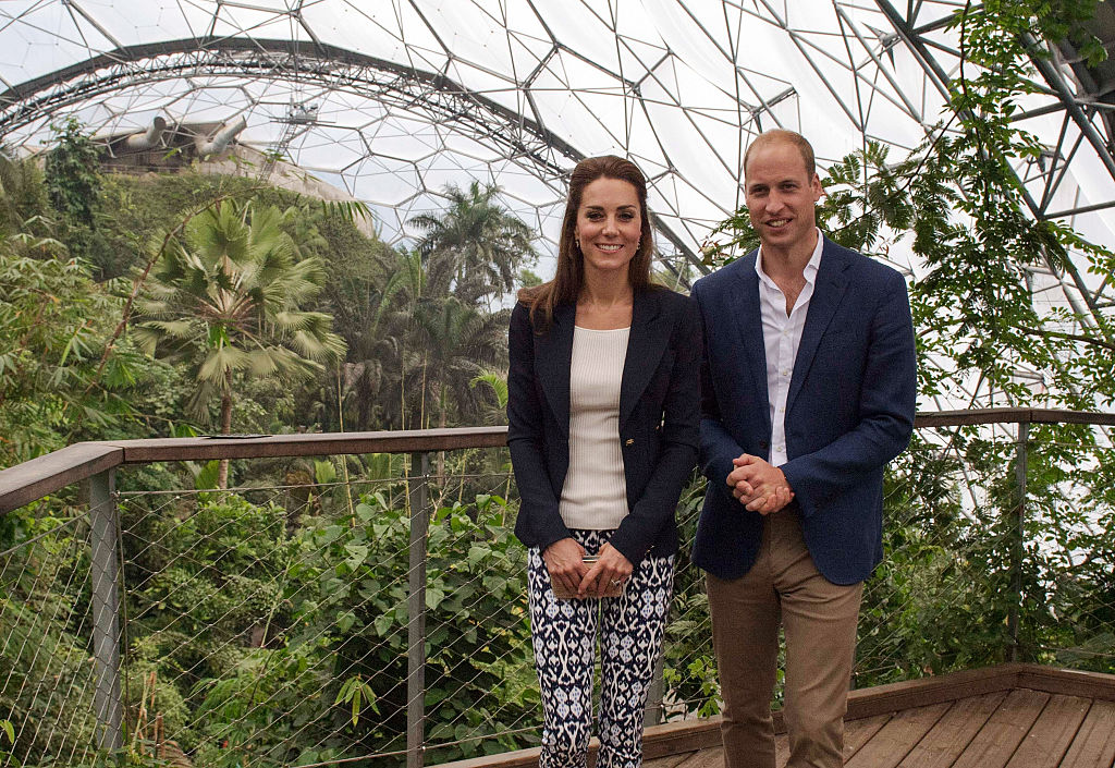 The Duke And Duchess Of Cambridge Visit Eden Project