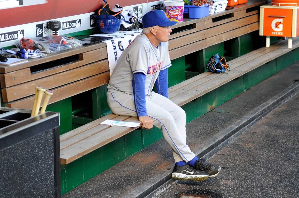 Manager Terry Collins #10 of the New York