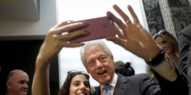 Bill Clinton taking wife's place at Nevada campaign event