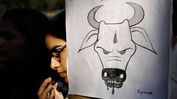 India Muslim woman 'raped for eating beef'