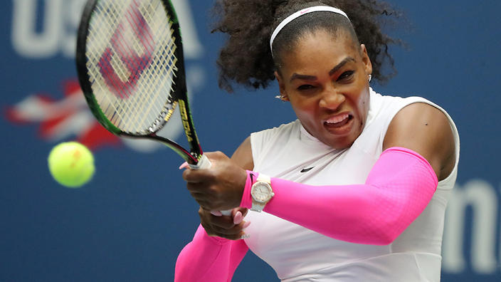 World No.1 Serena Williams has claimed a record 308th win in grand slam tennis tournaments