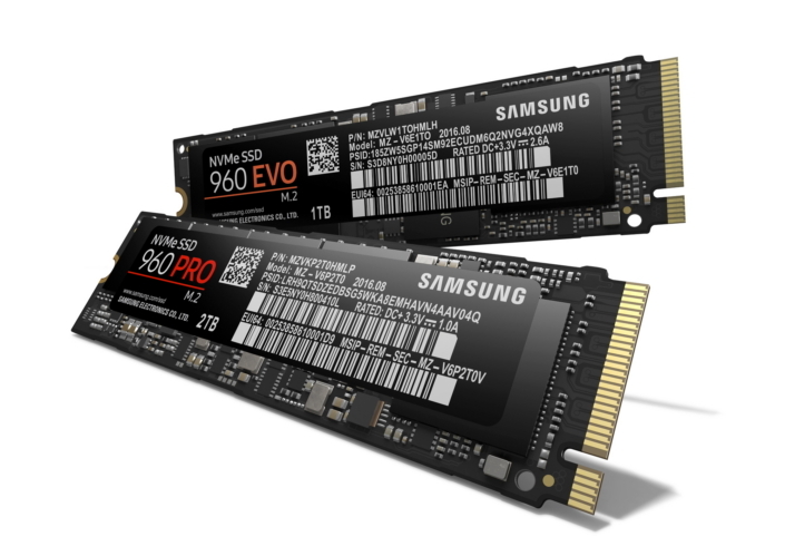 Samsung 960 PRO and 960 EVO Announced - Details and Specifications Inside