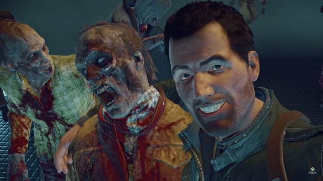 Frank takes selfies with the zombies in'Dead Rising 4