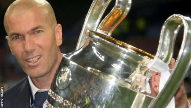 Four points from top spot and a 4-0 hammering by Barcelona in January- but five months later and with Zidane in charge Real Madrid were European champions