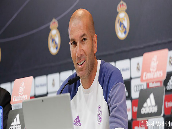 Zinedine Zidane at press conference