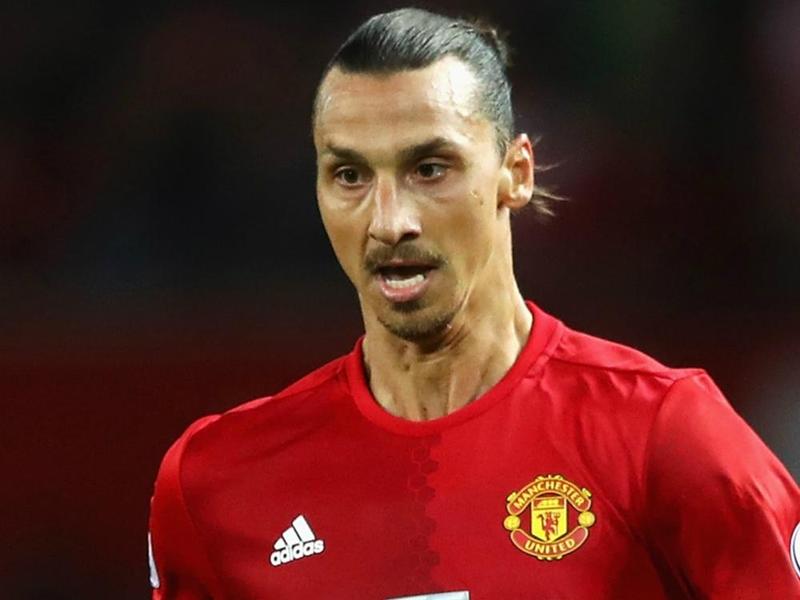 Zlatan Ibrahimovic in action for Manchester United