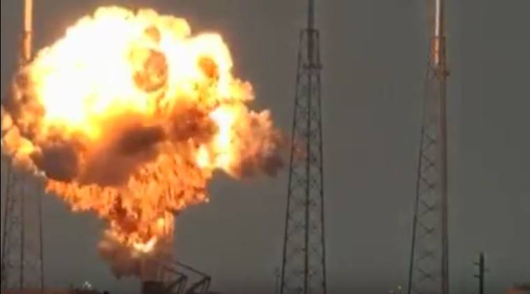 SpaceX scouring data for clues to launch pad explosion