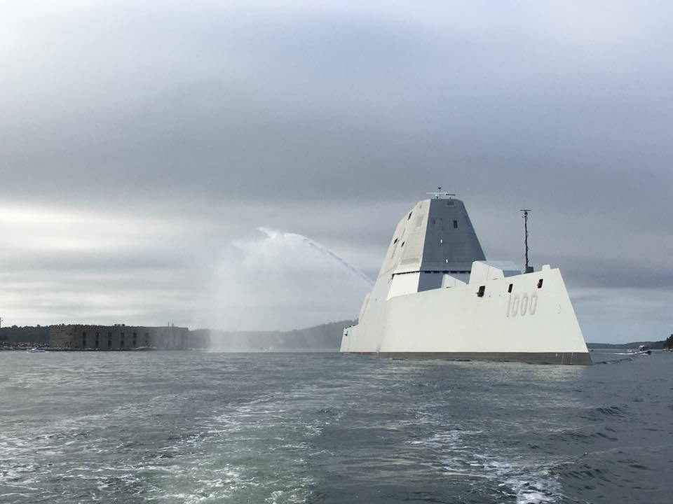 Zumwalt on Sept. 7 2016. BIW