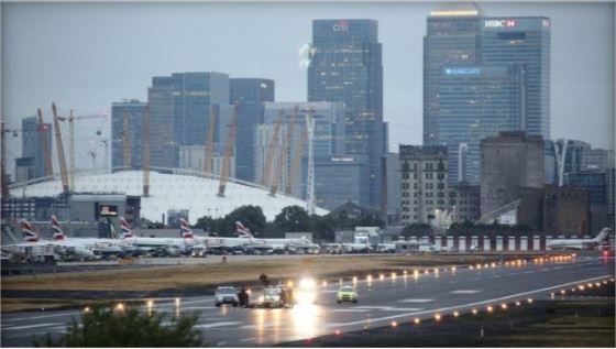 Flights at London's City Airport disrupted after protesters storm runway