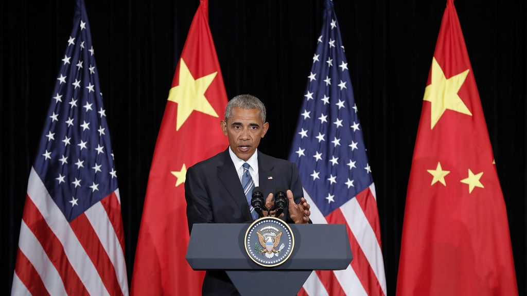 President Barack Obama speaks to media after the G20 closing at JW Marriott Hotel on Monday in Hangzhou China