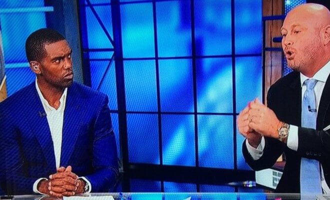 Twitter Reacts To Randy Moss Mean Mugging Trent Dilfer During Kaepernick Discussion