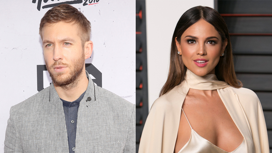 Eiza Gonzalez and Calvin Harris