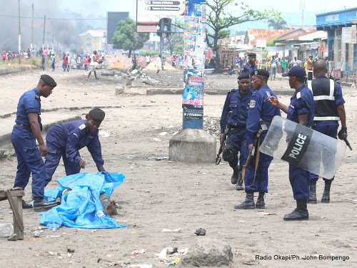 Protests turn violent in Congo capital, police officer lynched